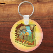 Aangepaste naam Arizona Sleutelhanger (Voorkant)