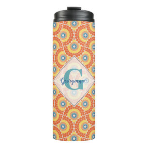 Aangepaste Naam Art Deco Egeïsche Zomer Radiant Ma Thermosbeker