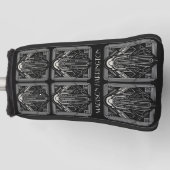 Aangepaste naam Art Deco Golfheadcover (Voorkant)
