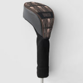 Aangepaste naam Art Deco Golfheadcover (Schuin)