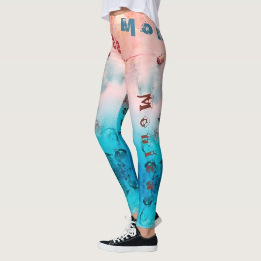 Aangepaste naam Art Leggings (Links)