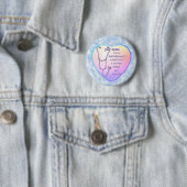 Aangepaste naam arts-assistent hart ronde button 5,7 cm (In situ)