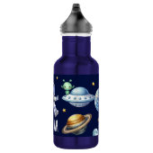 Aangepaste naam Astronaut Space Planets Waterfles (Rechts)
