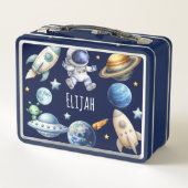 Aangepaste naam Astronaut Space Terug naar school (Achterkant)