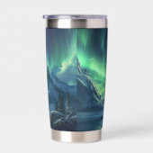Aangepaste naam Aurora Borealis Geïsoleerde Drinkbeker (Rechts)