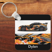 Aangepaste naam Auto Sleutelhanger (Voorkant)