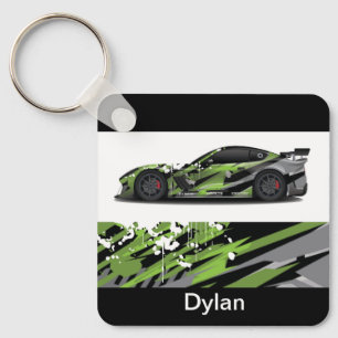 Aangepaste naam Auto Sleutelhanger