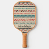 Aangepaste naam Aztec Pattern Pickleball Paddle (Voorkant)