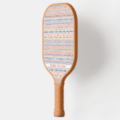 Aangepaste naam Aztec Pattern Pickleball Paddle (Links)