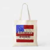 Aangepaste naam baby Boomer Tote Bag (Achterkant)