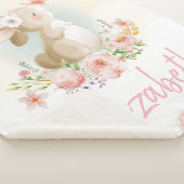 Aangepaste naam baby Nursery  Sherpa Deken (3/4)