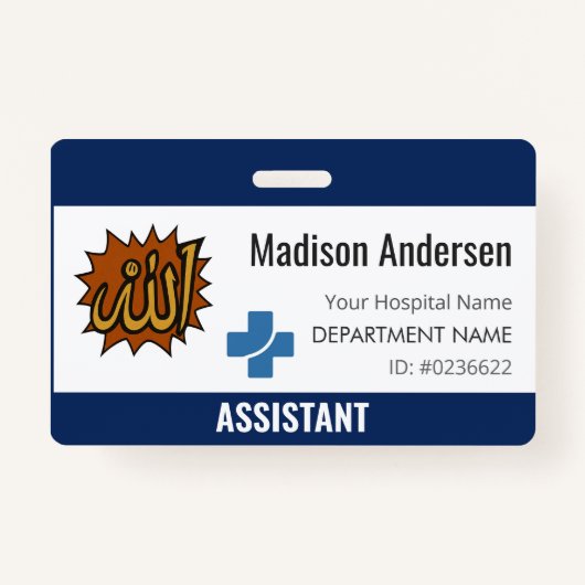 Aangepaste Naam Badges Badge ID Kaart Reel Houder (Voorkant)