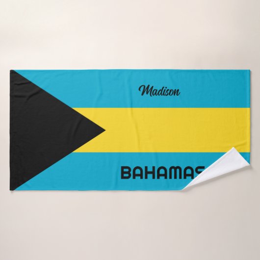 Aangepaste naam Bahama's Badhanddoek (Badhanddoek)