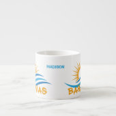 Aangepaste naam Bahama's Espresso Kop (Voorkant)