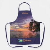 Aangepaste naam Bahama's Sunset Schort (Voorkant)