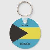 Aangepaste naam Bahamas-vlag Sleutelhanger (Voorkant)