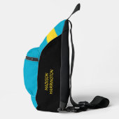 Aangepaste naam Bahamas-vlag Sling Bag (Rechts)