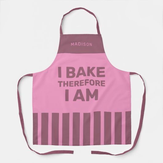Aangepaste naam Baker's aprons Schort (Voorkant)