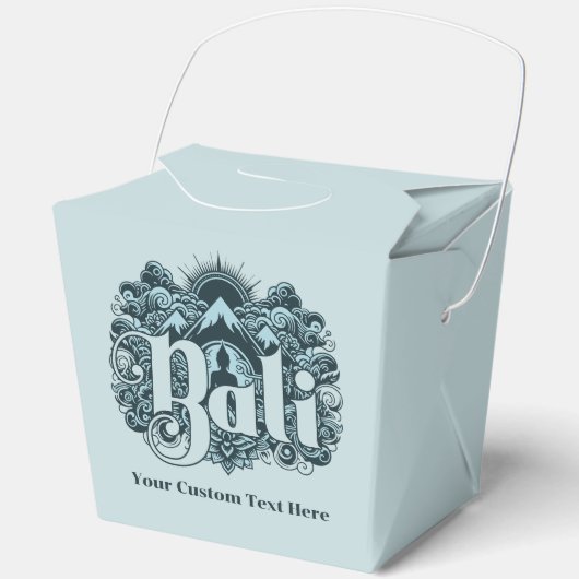 Aangepaste naam Bali Bedankdoosjes (Voorkant)