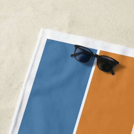 Aangepaste naam Barcelona Spanje / JOUW TEKST Strandlaken (In situ)