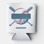 Aangepaste naam Baseball Blikjeskoeler (Voorkant)