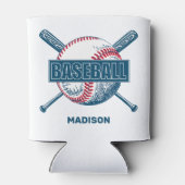 Aangepaste naam Baseball Blikjeskoeler (Achterkant)