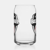 Aangepaste naam Baseball Blikvorm Glas (Rechts)