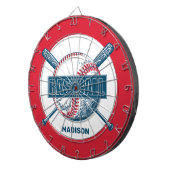 Aangepaste naam Baseball Dartbord (Voorkant Rechts)