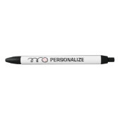 Aangepaste naam Baseball-logo pen (Voorkant)