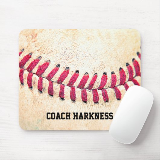 Aangepaste naam Baseball Muismat (Met muis)