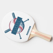 Aangepaste naam Baseball Tafeltennisbatje (Zijkant)