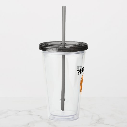 Aangepaste naam basketbal acryltumglas acryl drinkbeker (Rechts)