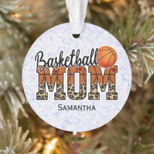 Aangepaste naam Basketball Ma   MOEDERDAG Ornament