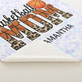 Aangepaste naam Basketball Ma | MOEDERDAG Sherpa Deken (3/4)