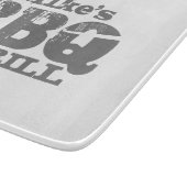 Aangepaste naam: BBQ grill Master-snijboardcadeau Snijplank (Hoek)