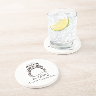 Aangepaste Naam Beer Onderzetter