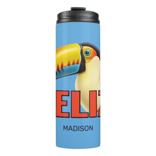 Aangepaste naam BELIZE Toucan Thermosbeker (Voorkant)