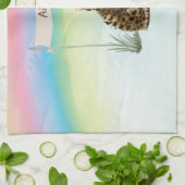 Aangepaste naam: bengaal kat pakket theedoek (Gevouwen)