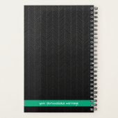 Aangepaste Naam & Bericht Gepersonaliseerd Modern Planner (Achterkant)