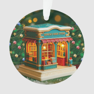 Aangepaste naam> bericht me Boekwinkel Keramische Ornament