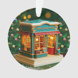Aangepaste naam> bericht me Boekwinkel Keramische Ornament