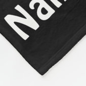 Aangepaste naam/bericht voor hondenliefhebber Bass Fleece Deken (Hoek)