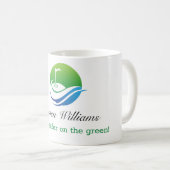 Aangepaste naam Beste Golfer Coffee-Mok Koffiemok (Voorkant rechts)