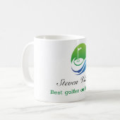 Aangepaste naam Beste Golfer Coffee-Mok Koffiemok (Voorkant links)