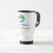 Aangepaste naam Beste Golfer Travel Mug Reisbeker (Voorkant rechts)