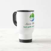 Aangepaste naam Beste Golfer Travel Mug Reisbeker (Voorkant links)