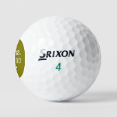 Aangepaste naam Beste Golfer's Olijf Golfballen (Logo)