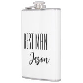 Aangepaste naam Beste Man Flask Heupfles (Links)