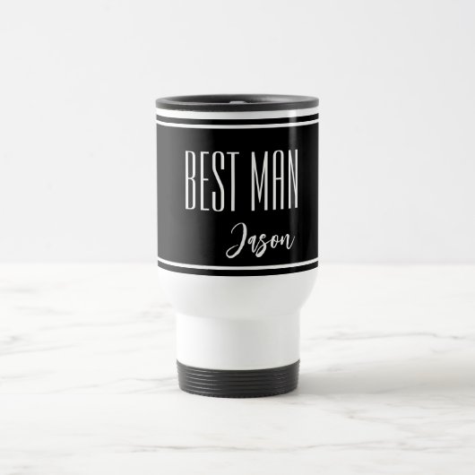 Aangepaste naam Beste man Revel Mug Reisbeker (Center)