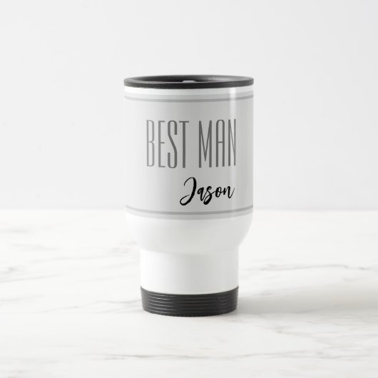 Aangepaste naam Beste man Revel Mug Reisbeker (Center)